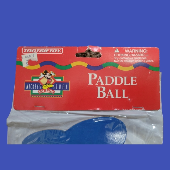 Vintage "Donald Duck" Paddle Ball Set - Picture 3 of 4